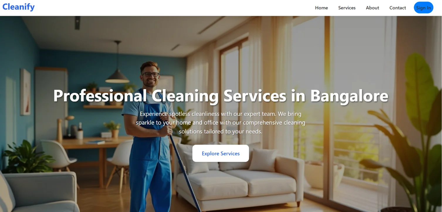 Cleaning Service Platform